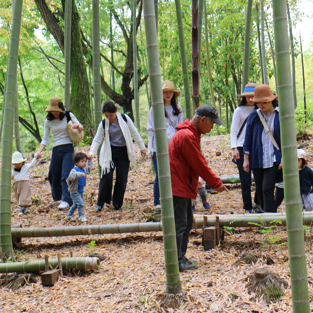 就実森の学校自然探索＆竹笛作り